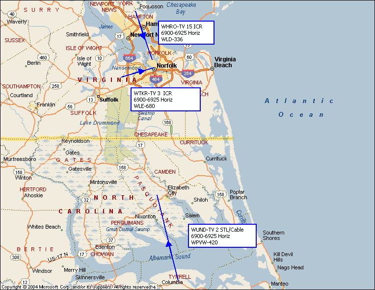 SBE 54 - 6900-6925 GHz Map